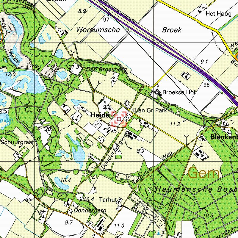 Omgevingskaart Klantreferentie: 202306-10 0 m 125 m 625 m Deze kaart