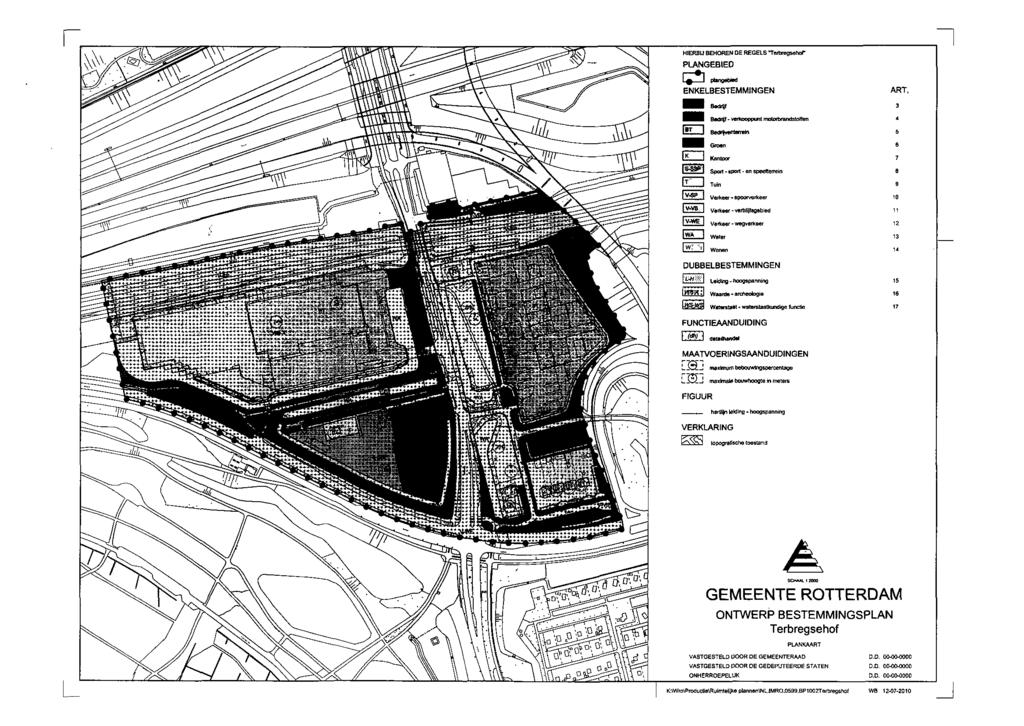 HIERBIJ BEHOREN DE REGELS Terbregsehof PLANGEBIED L0 l pbngebm ENKELBESTEMMINGEN ART.