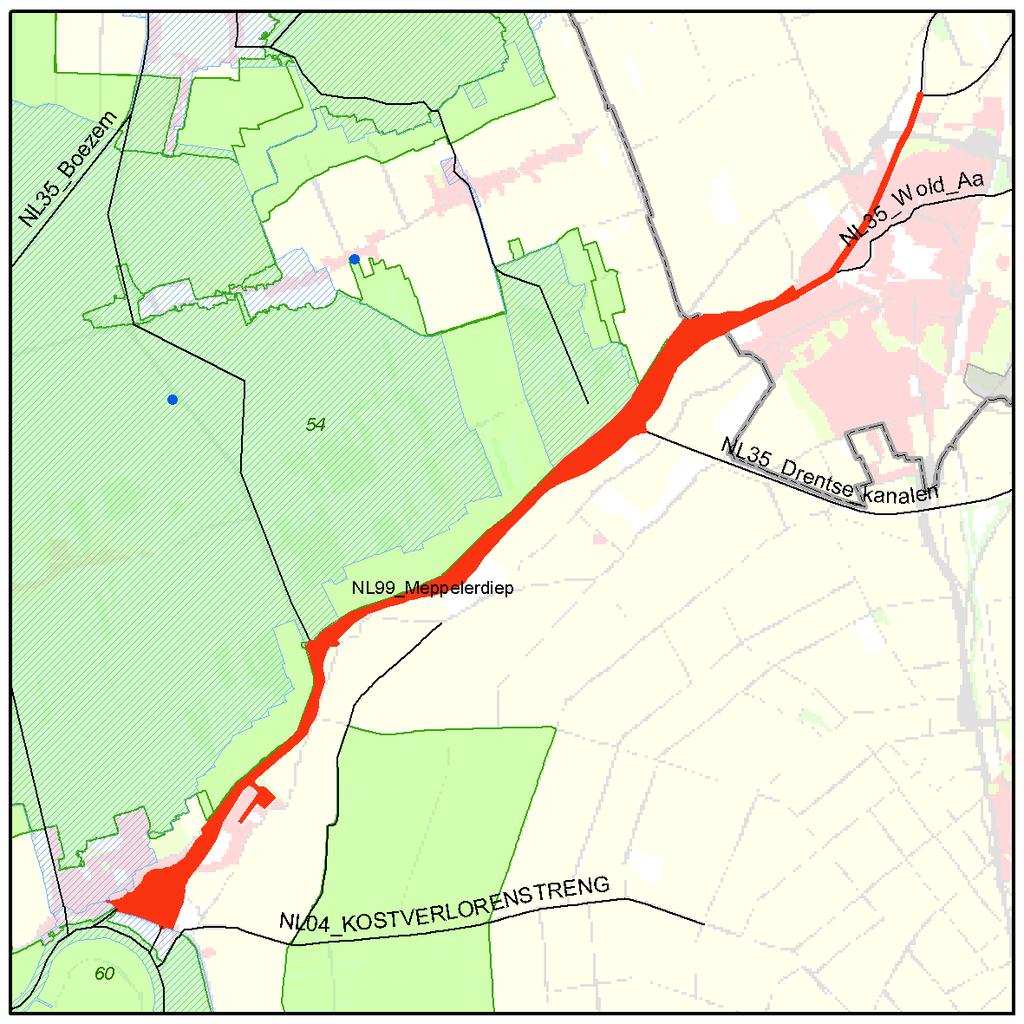 NL99_Meppelerdiep Basisgegevens Naam Code Status Type Stroomgebied Waterbeheergebied Provincie Gemeente Meppelerdiep NL99_Meppelerdiep Sterk veranderd R6 - Langzaam stromend riviertje op zand/klei