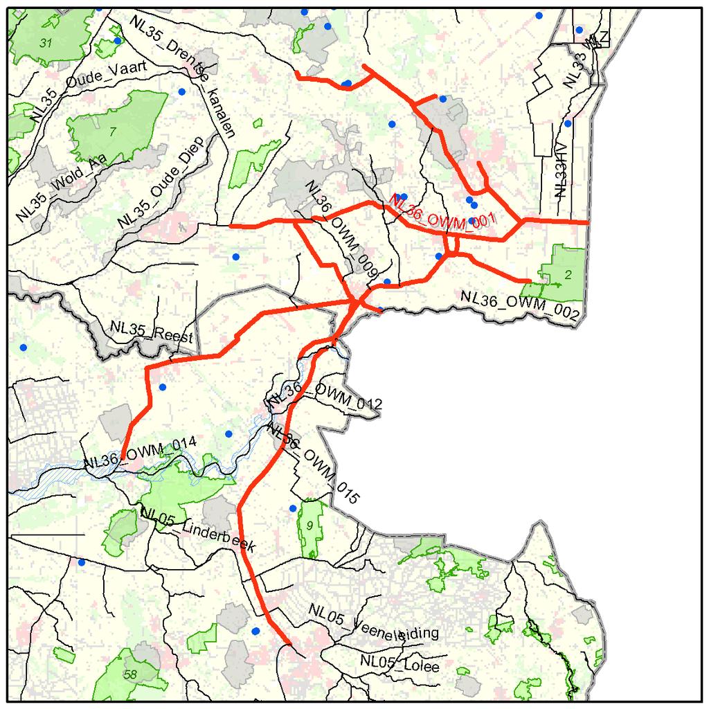 NL36_OWM_001 Basisgegevens Naam Code Status Type Stroomgebied Waterbeheergebied Provincie Gemeente Kanalen NL36_OWM_001 Kunstmatig M3 - Gebufferde (regionale) kanalen Rijn-Oost Velt en Vecht Drenthe,