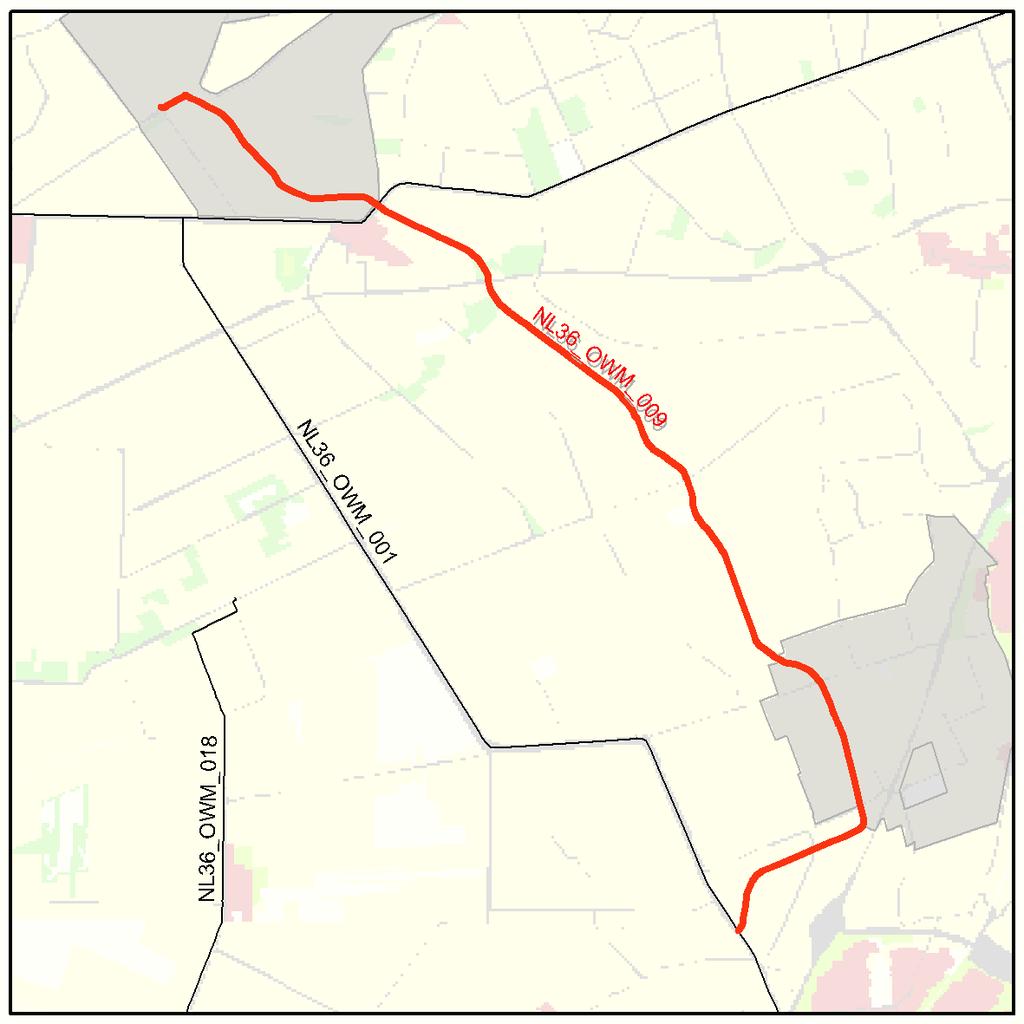 NL36_OWM_009 Basisgegevens Naam Code Status Type Stroomgebied Waterbeheergebied Provincie Gemeente Loodiep NL36_OWM_009 Sterk veranderd R5 - Langzaam stromende middenloop/benedenloop op zand