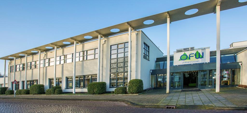 De organisatie De organisatie Stichting Oost Flevoland Woondiensten (OFW) (www.ofw.nl) is de enige woningcorporatie in de energie-neutrale gemeente Dronten. Met bijna 5.