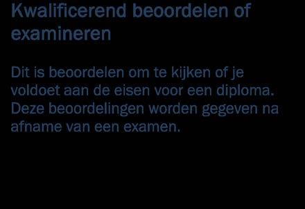 Door regelmatig te toetsen krijg jij (en de docenten) zicht op de vorderingen in je leerproces. De resultaten van je voortgang worden met je doorgenomen.