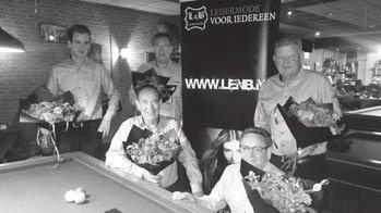 Ries Heeren, Jack van der Steen en Ad Poppelaars zorgden voor Hoevense thuiswinst. DKM Tools Polka Print: 8-0. De Parel Dranken DKM Tools 2: 4-4.