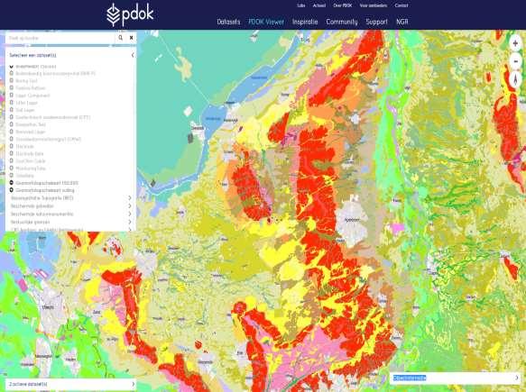 Wat is geomorfologische kaart?