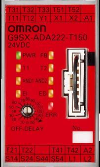 Geavanceerde diagnose en probleemoplossing De G9SX is voorzien van een aantal LED s die de complete status van het systeem aangeven, zoals voeding,