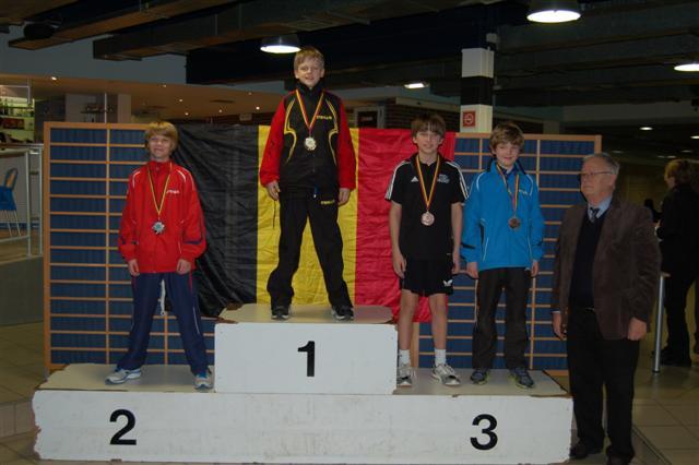 BELGISCH KAMPIOENSCHAP JEUGD Zondag 9 en 10 februari 2013 Laurens Devos voor zijn 2 de, Ludovic Bierny voor zijn 1 ste!