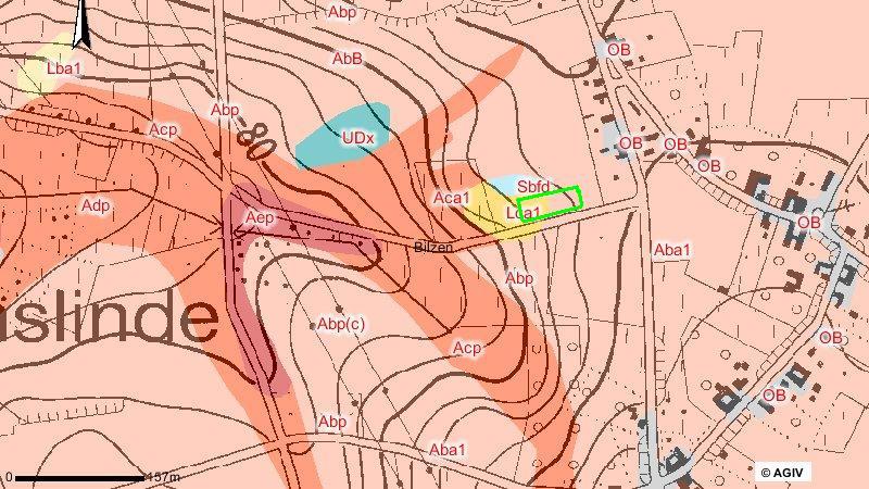 opgegraven diende te worden. De projectzone is deels gelegen langs de Hoevelaan en loopt langs Klein Wilder naar beneden tot aan de Wilderparkweg.