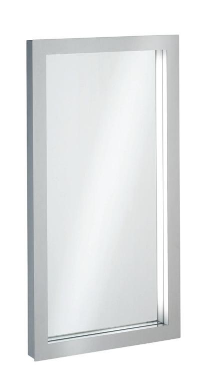 160 mm Spiegelkast 1 zwenkdeur TL-lampen (2 x 28 W T5) Uirvoering: (opbouw) binnenkant 1 stopcontact
