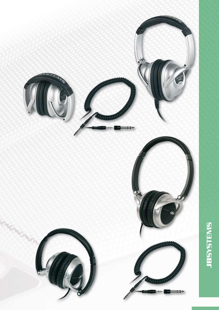 HP1500 PRO Order Code: 507 Professionele stereo DJ koptelefoon < Zeer goede geluidsweergave, zelfs bij hoge geluidsdruk < Zeer licht en uitstekend draagcomfort < Gemakkelijk opplooibaar, perfect voor