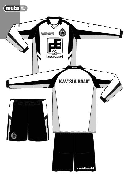 Voor het nieuwe kaatsseizoen 2010, heeft de K.V. Sla Raak nieuwe door elkaar loten (d.e.l.) shirts besteld, dit is mogelijk gemaakt door onze shirtsponsor: FE geluidsproducties uit Beetgumermolen.