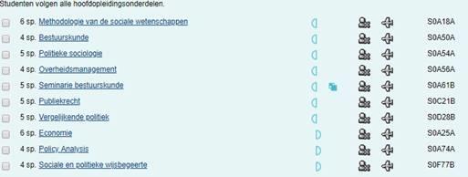 1. Individueel Studieprogramma (ISP) Mijn studieprogramma (ISP) via KU Loket: Deadline voor doorsturen van ISP is 10 oktober. Eens doorgestuurd = definitief.