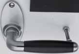 Afwerking: geborsteld nikkel Deurkruk krukgeveerd Rozet Rond 37 mm Deurkruk Zaltbommel Toiletgarnituur Sleutelrozet Zutphen Afwerking: mat