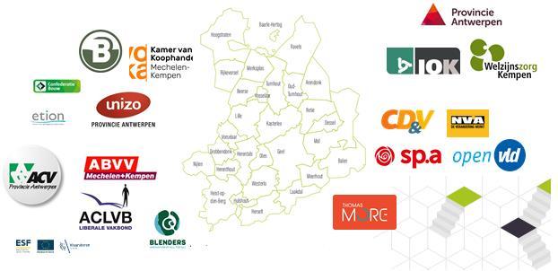 SLIMME HEFBOMEN VOOR EEN STERKE REGIO Het Streekplatform Kempen is het sociaaleconomische streeknetwerk van 29 lokale besturen, provincie Antwerpen, sociale partners en parlementaire