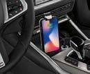BMW Wireless Charger (bekerhouder), incl. geïntegreerde Powerbank Geschikt voor mobiele telefoons met functie draadloos opladen.