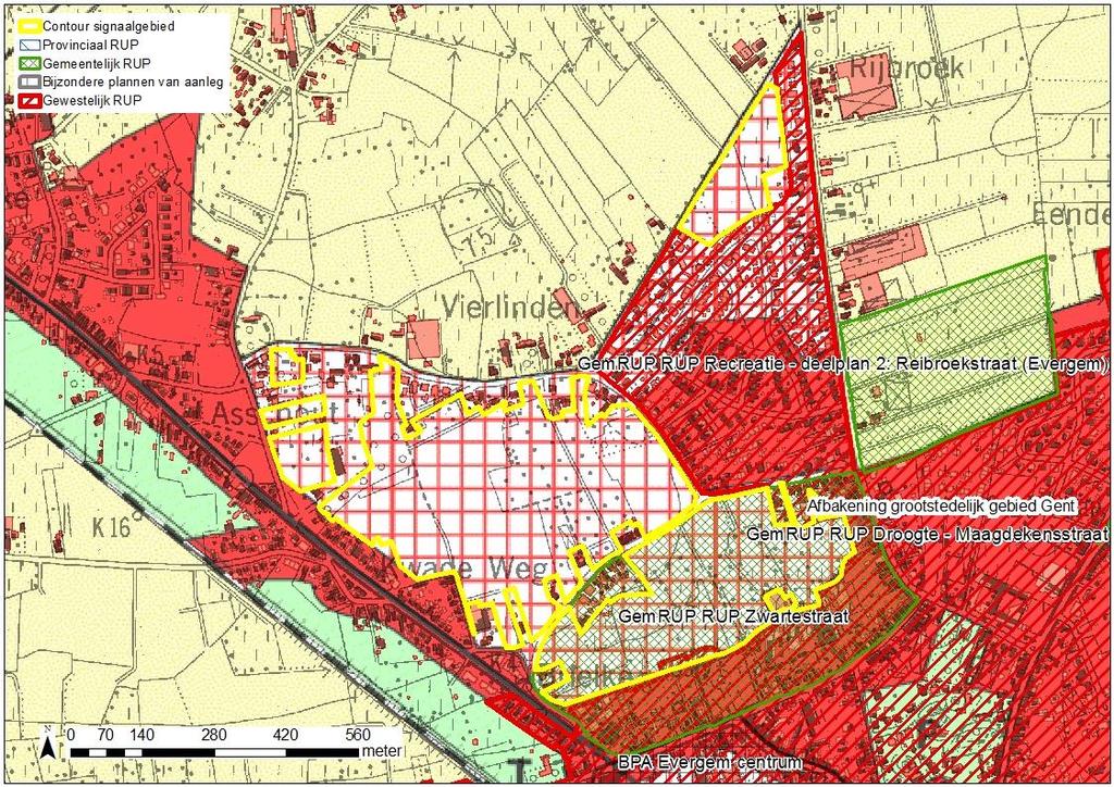 RUP/BPA: Voor de zone ten zuiden van de Zwartestraat (zone1) werd op de gemeenteraad van gemeente Evergem van 28 mei 2015 een definitief RUP goedgekeurd Ruimtelijk Uitvoeringsplan Zwartestraat.