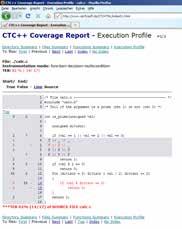 Testwell CTC++ Test Coverage Analyser Code coverage voor alle coverage levels, alle compilers en alle embedded targets Testwell CTC++ is krachtige en eenvoudige tool dat helder aangeeft welke delen