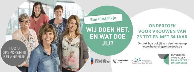 Bevolkingsonderzoeken naar kanker Totale dekkingsgraad = Percentage van vrouwen en/of mannen van de doelgroep: dat heeft deelgenomen aan het BVO of dat werd gescreend buiten het BVO of