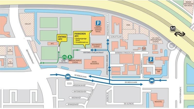 Plattegrond & Parkeren Het AFC-sportpark Goed Genoeg zit in een verbouwingsfase. U kunt ons goed bereiken via het parkeergebied Vivaldi aan de oostkant van ons sportpark.