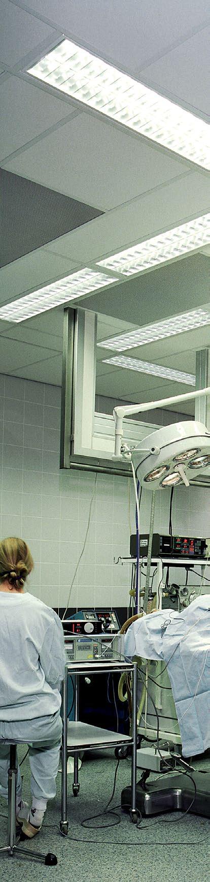 MediCare Air Akoestisch plafondpaneel voor ruimtes waar drukverschillen voorkomen (bijv.