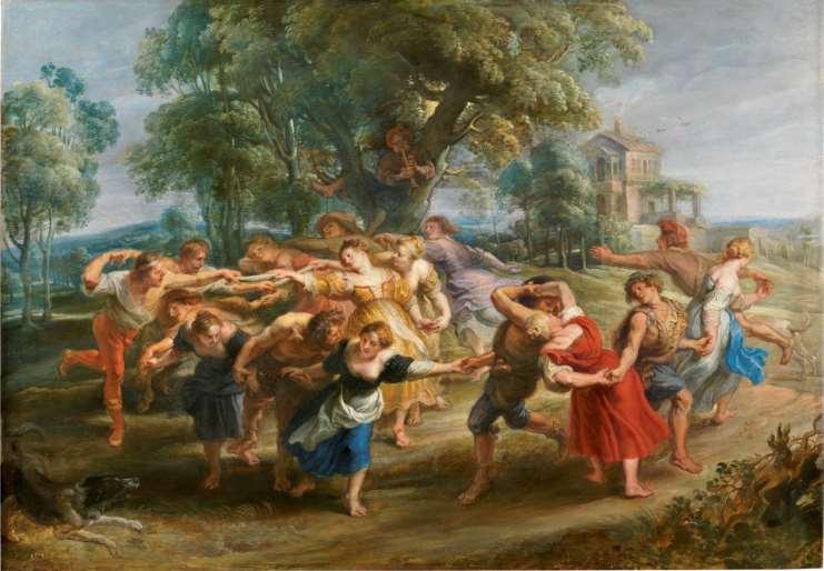 P.P. Rubens, Dans van dorpelingen en