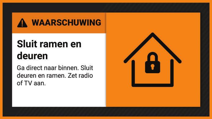 Brandmelding NOODSITUATIE Brand Verlaat het gebouw onmiddellijk. Laat persoonlijke bezittingen achter.