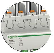 Fotovoltaïsche installaties Schakelaars SW60-DC bb Standcontactaanduiding - geschikt voor isolatie volgens de IEC/EN 60947-3-norm.