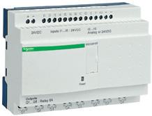 Programmeerbare modules Zelio Logic compact SR2 compacte logische modules met display, gelijkstroomvoeding voedingsspanning 12 V DC 24 V DC aantal I/O's 12 20 10 12 20 20 aantal ingangen digitaal 8