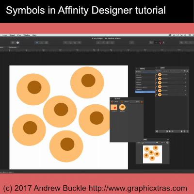 Symbolen in affiniteit Designer tutorial 1. Het gebruik van symbolen in affiniteit Designer en hoe te hen wijzigen en hen en meer kleur.