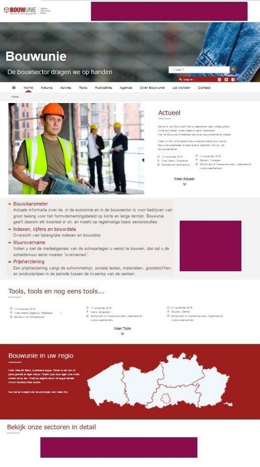 TARIEVEN 209 > BOUWUNIE.BE OMSCHRIJVING De portaalsite voor het KMO bouwbedrijf met actua, zakelijk advies en praktische info.