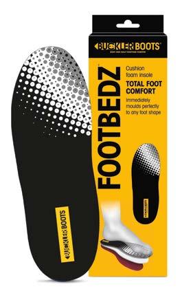 Gel, Wax en Inlegzolen Per direct beschikbaar Footbedz TM Insoles Footbedz TM inlegzolen zijn ontworpen om uw Buckler Boots nóg beter en comfortabeler te laten aanvoelen.