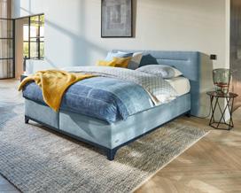 EEN HYBRIDE SAMENSPEL TU De M line Boxspring, een