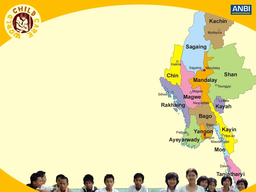 Bevolking & Religie Myanmar telt ruim 50 miljoen inwoners De bevolking bestaat uit vele etnische groepen Sommige