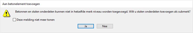 Deze instortvoorzieningen dienen een kwaliteit uit de materiaalgroep Staal, Hout of Diversen te hebben.