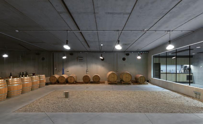 We hadden al wel eens een brouwerij gebouwd, maar nog nooit een wijnmakerij, vertelt Charly Wittock, eigenaar van het Brusselse architectenbureau AWAA (Are We All Architects?).