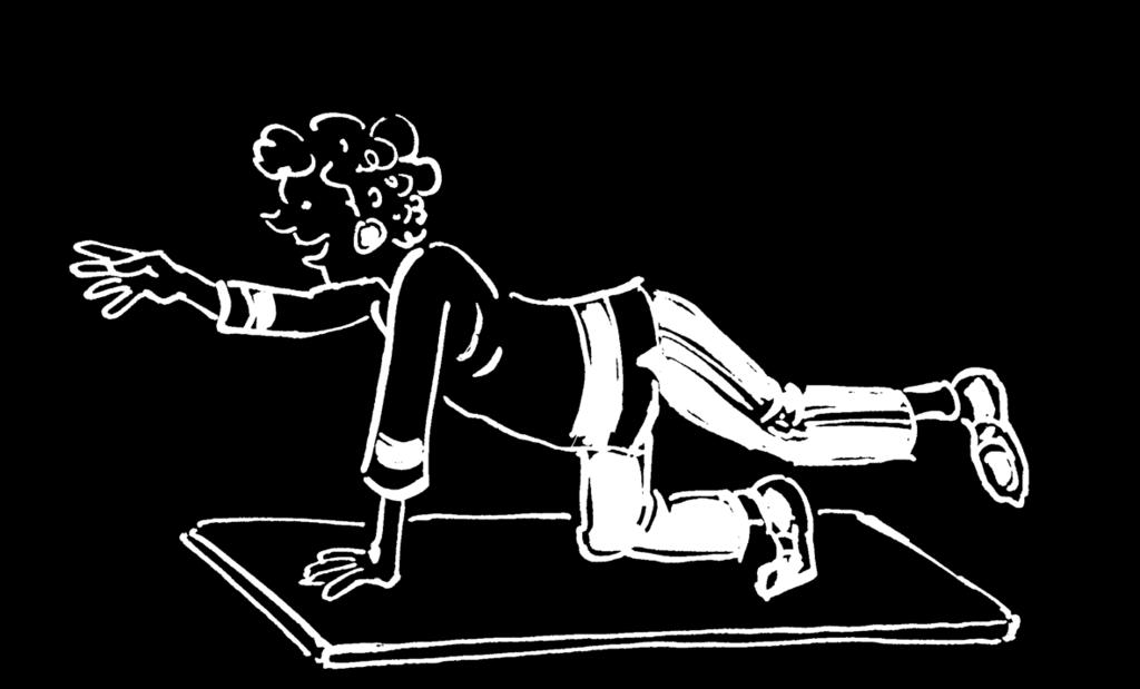 Pilates 50+ Wilt u lekker bewegen en tegelijk uw buik-, rug-, en bekkenbodemspieren versterken? Misschien is Pilates dan iets voor u. Er komt geen apparaat aan te pas, u gebruikt alleen een matje.