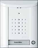 TwinBus Entravox compact deurstation Audio Entravox deurstation 1 WE Entravox deurstation 3 WE 184010 zilver geëloxeerd 1840170 wit gelakt Entravox deurstation met luidspreker.