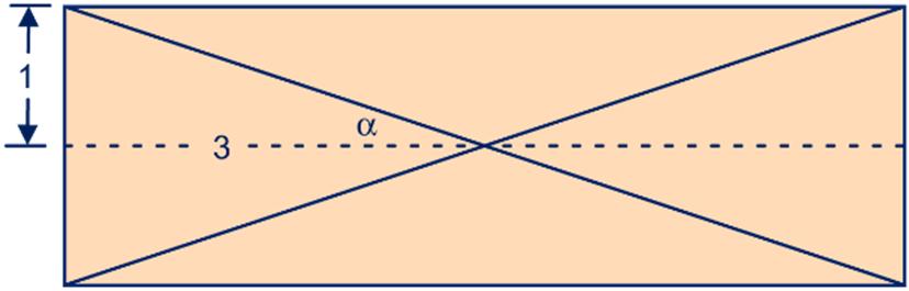 8 tan ( BFC) =, dus BFC BD = 8 + = 80, BD = 80 tan ( BED) = 80, dus BED 7. FB = + = EB = 8 + + = 89 tan ( FBE) = 8, dus FBE 8. 9 De gevraagde hoek noemen we.