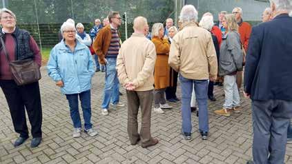 Excursie Eikenstein, oktober 2018. FOTO JANHEIN HEIMEL I-20 Europa. Een van de vele raakpunten met Europa is natuurlijk de Evangelische Broedergemeente, maar ook Lodewijk XIV was hier.