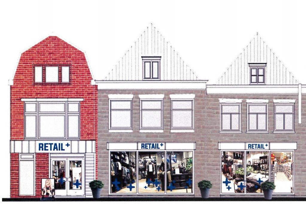 Aanbieding: Winkelruimte Nieuwe Noord 60-64 Hoorn Royale winkel-/bedrijfsruimte ter grootte van ca. 462 m 2 met een frontbreedte van ruim 13 meter en een vrije hoogte van gemiddeld 3 meter.