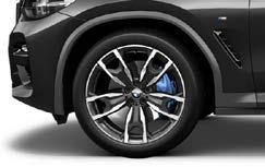Sierlijsten rond de zijruiten, buitenspiegeldelen en B-stijlen in hoogglans zwart. - 3MB Raamomlijsting BMW Individual Exterior Line Aluminium satiniert.