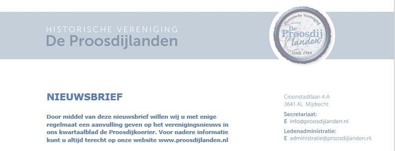September 2017 ================================================================ De Ronde Venen en de Beeldenstorm 12 september: lezing door Sander Wassing Oudheidkamer,
