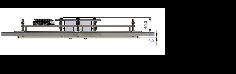 (3-polige uitvoering) L1 N PE 230V, 50Hz Noodverlichting armatuur N L