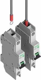 Overzicht gamma C60BP UL 489, CSA, IEC en CCC gecertificeerd, UL 489 prestaties: tot 35 A in 480Y/277 V en tot 63 A in 240 V, Nieuw geoptimaliseerd ontwerp en kleinere voetafdruk (03 mm / 4,05 inch):