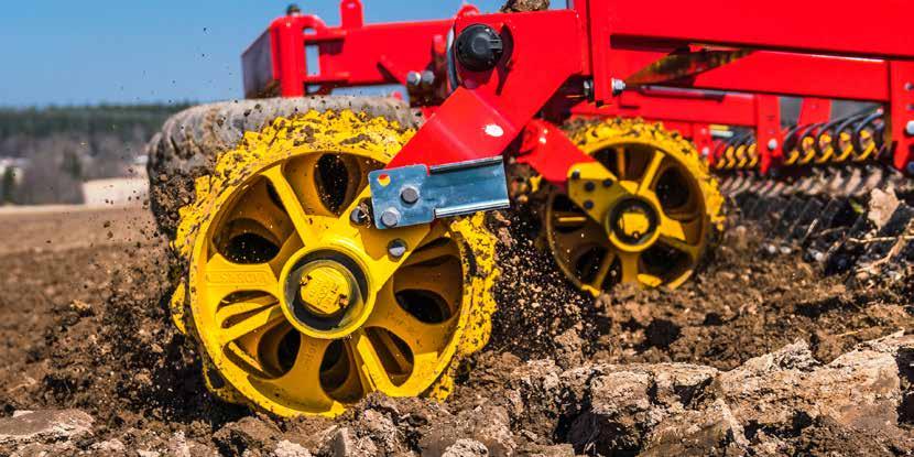 Unieke ophanging, voor een lange gebruiksduur De rubbervering van de lagers van de rol elimineert zware schokken, wat de gebruiksduur van lagers, ringen en machineframe aanzienlijk