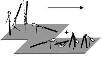 w. heffen tot handstand Stut 1/2 draai tot ligsteun Endorol v.w. tot handstand IV Spilt en spagaat