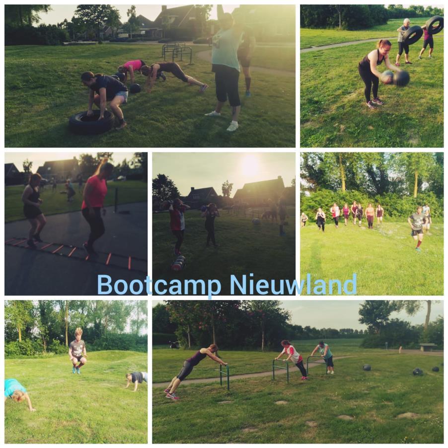 Bootcamp Nieuwland Trainen in de buitenlucht, samen bewegen met gezellige gemotiveerde mensen... Dat kan iedere donderdag! Om 19.