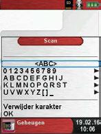 Handleiding BLAUWE LIJN S4600 ST-12KD temperatuur(verschil)meter 7.3.1. INVOEREN KLANTGEGEVENS Meetresultaten kunnen direct onder een klantenmap opgeslagen worden.