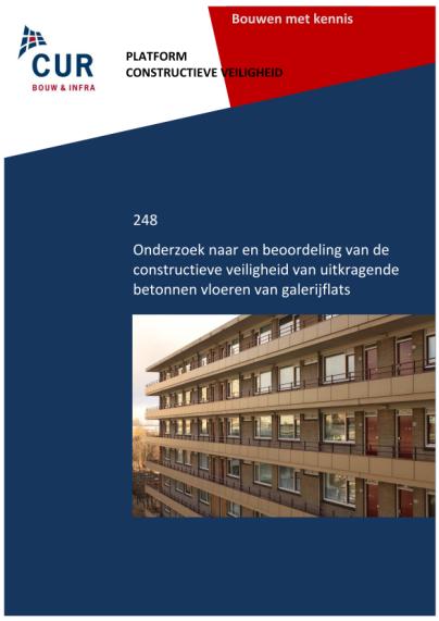 Balkon: Eerste uitgave was gebaseerd op Veranderlijk 250 kg/m2 een relatief beperkt aantal onderzoeksresultaten.