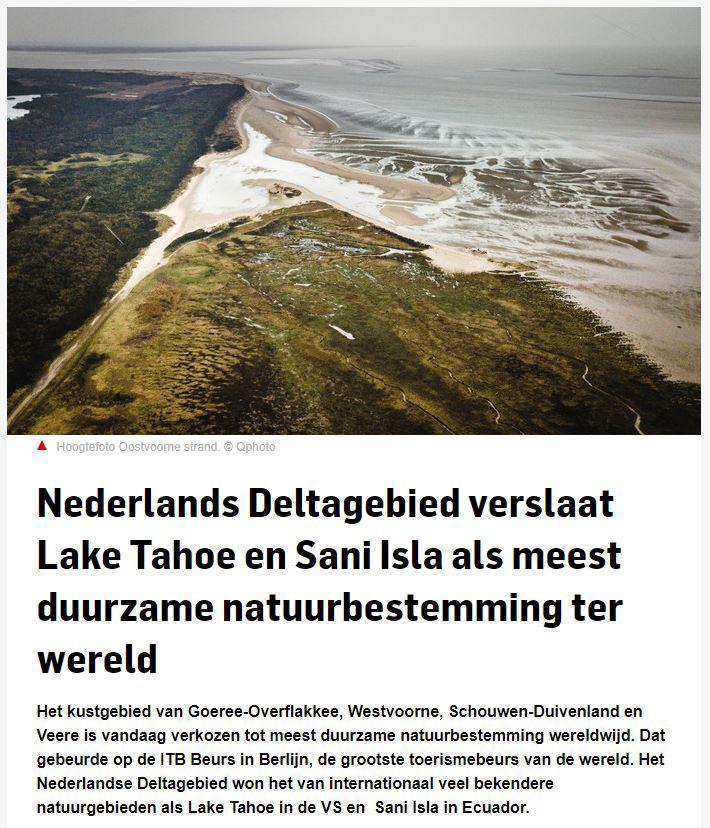 Het Algemeen Dagblad heeft twee artikelen gepubliceerd over de prijs: Het persbericht is in verschillende media gepubliceerd, waaronder op RTV Rijnmond en in Weekblad Westvoorne.